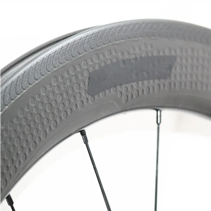 Discount New Arrivals 25mm Wide 58mm Deep Bike Bicycle Road Clincher Wheels Dimple Carbon Wheels with Dimple Surface Road Bike Rims 0