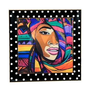 

Canvas Painting African with Framed Luxury 51 * 51 cm