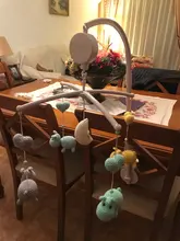 Kit de soporte para sonajeros para cuna, soporte de campana para cama móvil, brazo, caja de música, WJ549