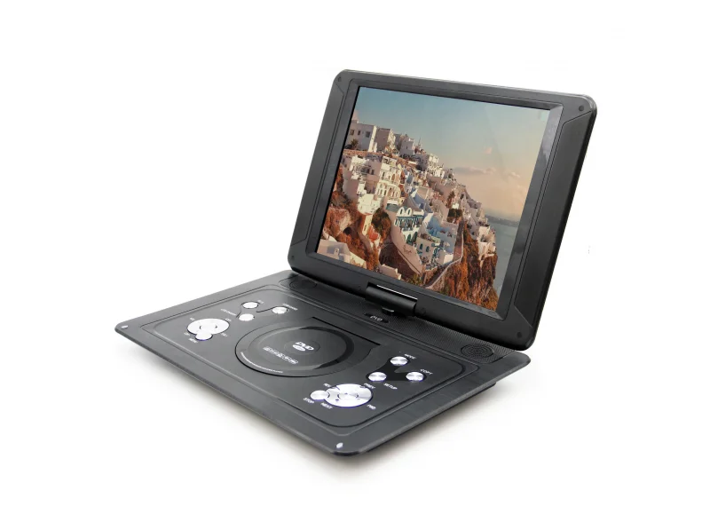 Портативный DVD-плеер Eplutus LS140T2 c цифровым тюнером DVB-T2 15'' 1440x810 АКБ 2600 мАч
