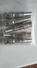 Conector BNC de cables de cámara sin soldadura para cctv, conectores de sistemas coaxial, accesorios de cámara, JR-B25, 10 Uds.