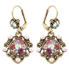 

Earrings Ethel white multi
