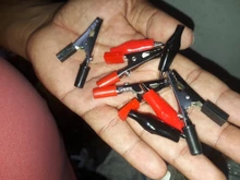 Probe-Meter Alligator-Clip Testing Electrical-Clamp Auto-Battery Crocodile Metal Plastic