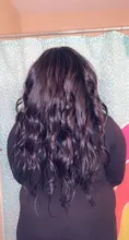 Luduna-mechones de pelo ondulado brasileño para mujer negra, extensiones de pelo ondulado 150% humano, 1/3/4 piezas, Remy