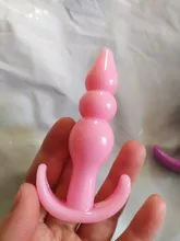 BESTCO-tapón Anal para masturbación, 18 + cuentas para estimular el punto G Vaginal, masaje para orgasmo, consolador, Juguetes sexuales para adultos, producto erótico SM