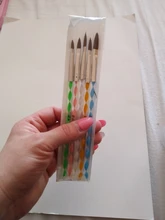 5Pcs Nail Art Brush Tools Set Acrílico UV Gel Builder Pintura Dibujo Pinceles Bolígrafos Herramienta de Empuje de Cutículas Colorido