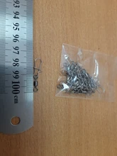 20 piezas pike pesca accesorios horóscopo Pin conector rodamiento rodante giratorio de resorte de acero inoxidable señuelo para anzuelo gira abordar