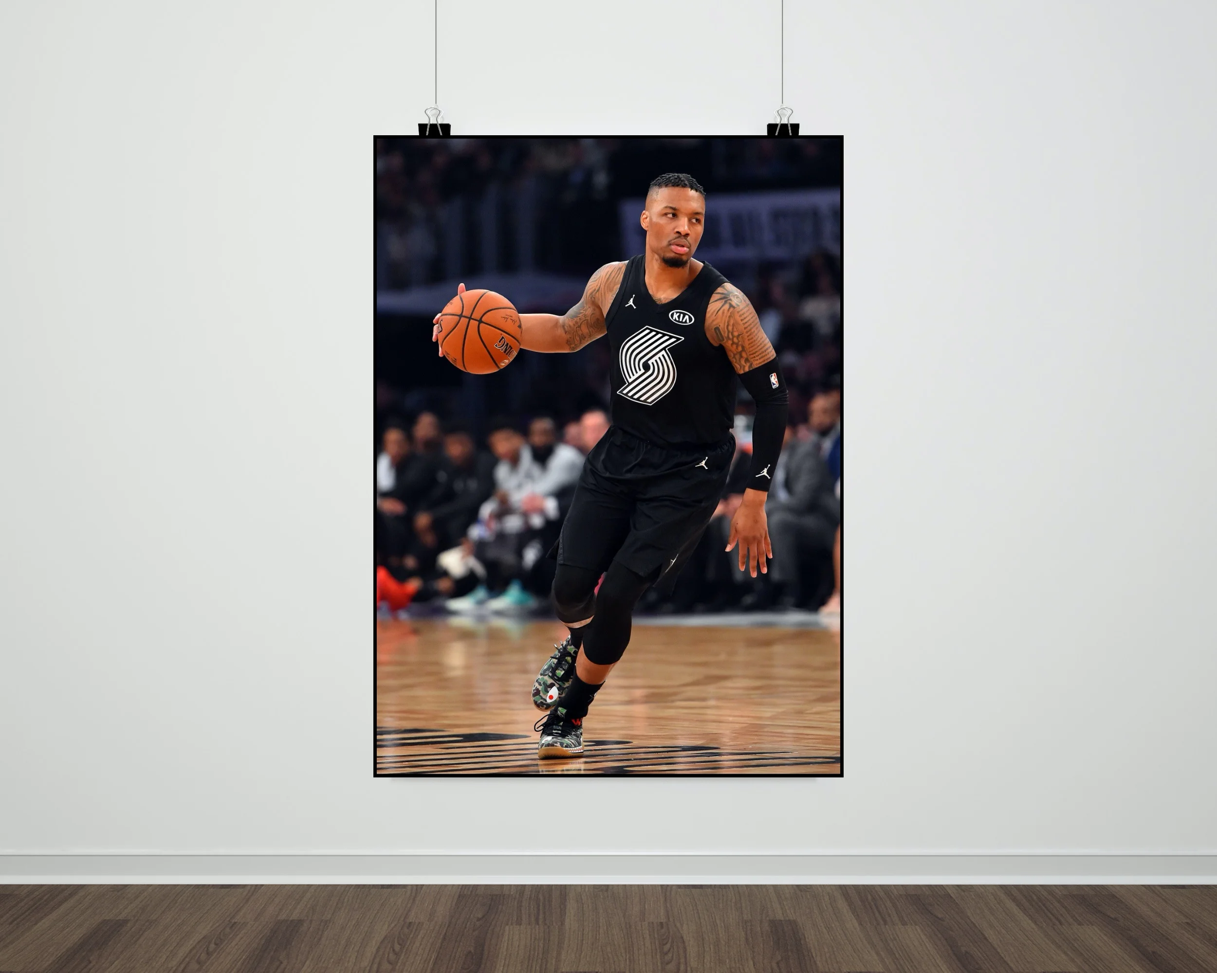 Постер Nba для баскетбола Дамиан лийрд домашний декор гостиной наклейка на стену