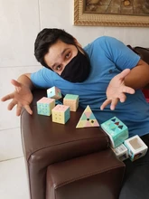 Cubo mágico de la serie macarrones, 2x2, 3x3, 4x4, 5x5, sin adhesivo, 3x3x3, juguete de rompecabezas de color de dibujos animados