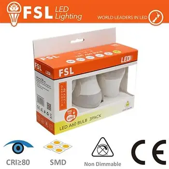 

Drop lamp: 3PACK - 9W 3000K 770LM packaging