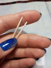 300 Uds desechables Ultra-pequeño hisopo de algodón sin pelusa Micro cepillos madera bastoncillos de algodón torundas de algodón con pegamento para extensión de pestañas quitar herramientas