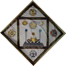 Уникальная скатерть для алтаря №6 Masonic Degrees 28,29, 30,31, 32