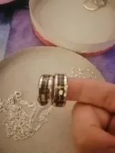 Anillo luminoso de acero inoxidable para hombre y mujer, joyería que brilla en la oscuridad