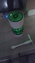 SaengQ-Humidificador de aire, difusor de aceites esenciales de 250ml con mini luz LED de noche, USB, generador de niebla para coche, para la cocina y el hogar