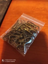 20 piezas de broche de pinza giratoria para llaveros, broche de pinza giratoria de oro, plata y bronce, llavero, accesorios de anillo de tecla dividida, cierres para fabricación de llaveros de 32mm