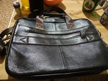 WESTAL-maletín de piel auténtica para hombre, maletín de cuero natural para ordenador portátil, 2019