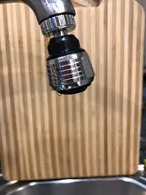 Faucet WATER-FILTER Connector Diffuser Nozzle Shower Adjustable Kitchen 2-Modes 360-Degree