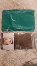 ALI BEAUTY-extensiones de cabello humano con 3 clips, mechones de pelo chino liso Remy, degradado, explosión de flequillo