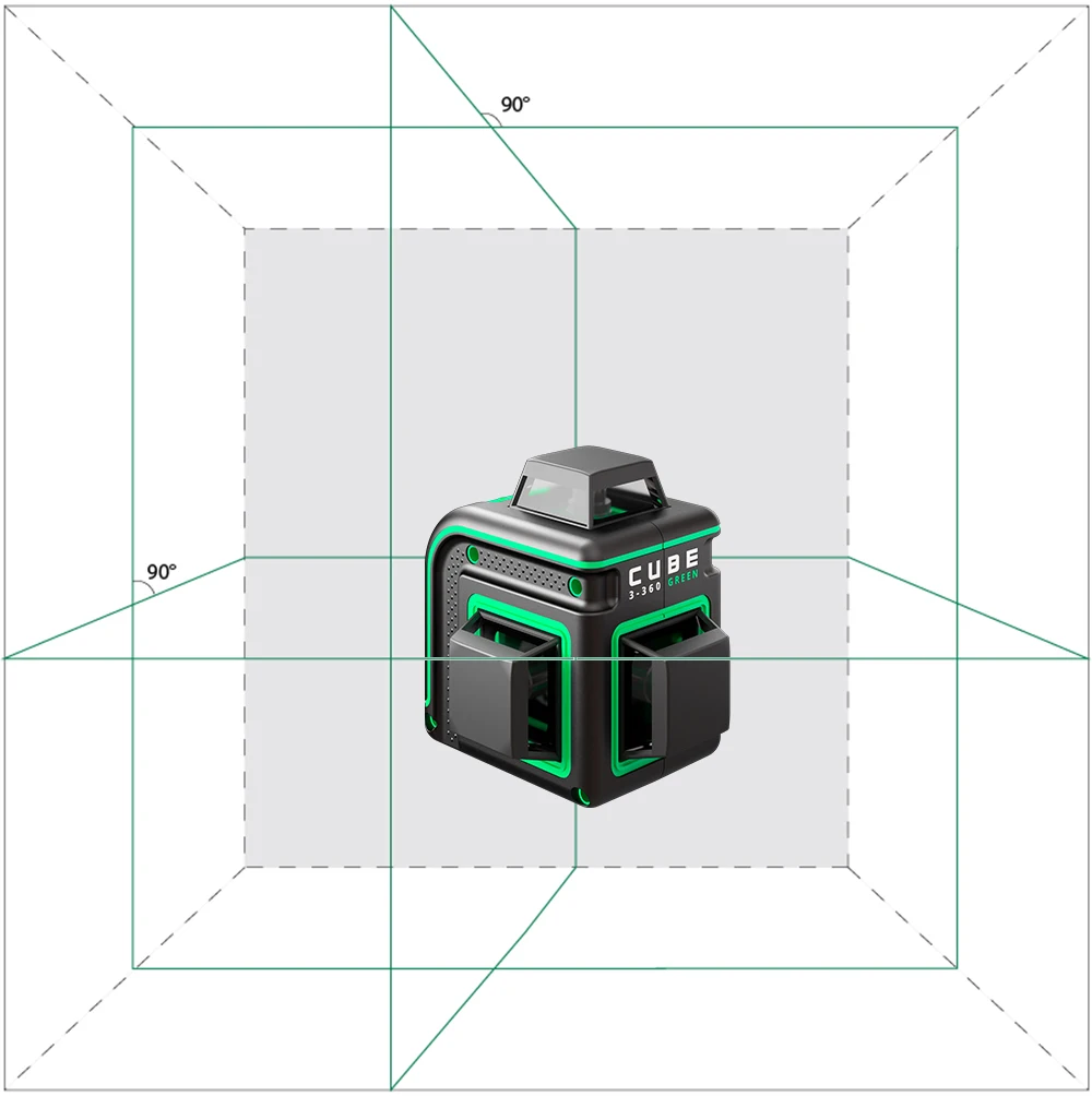 Лазерный уровень ADA CUBE 3 360 GREEN BASIC EDITION| |
