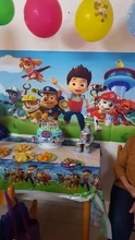 SPIN MSATER-suministros de decoración para fiesta de cumpleaños de niños, vajilla desechable para fiesta de cumpleaños con perro de rescate