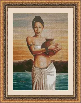 

Cross Stitch Kit PANDATHREAD Novelties 34353