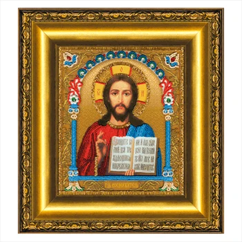

B-1203 set for embroidery with beads 'чарівна митмит' 'Icon of The Lord вседержителя', 20,3*23,5 cm
