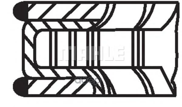 Комплект Поршневых Колец Mahle/Knecht 081rs001040n2 Mahle/Knecht арт. 081RS001040N2