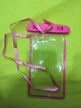 Funda de teléfono seco bajo el agua impermeable portátil, con correa para el cuello, bolso luminoso de natación para juegos acuáticos, deporte en la playa, esquí