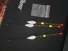 Flotador de pesca compuesto de plástico Nano, Bobbers, bola rodante, gran visibilidad, accesorios aparejos, 3 unids/lote