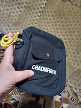 Bolso de hombro de Color puro para mujer, bandolera de lona con cremallera del bolso