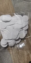 Venta al por mayor, etiqueta de precio para joyería de papel blanco en blanco, etiqueta para mancuernas, etiqueta autoadhesiva rectangular, herramienta para anillo, etiquetas para joyería