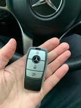 TPU cuero funda de control remoto de coche Protector de cubierta para Mercedes Benz C G M R S clase W204 W212 W176 GLC DE LA CIA GLA AMG accesorios de coche