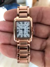 Reloj de moda sencillo para mujer y niña, reloj de cuarzo resistente al agua, banda de acero, relojes pequeños para estudiantes