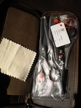 Tijeras profesionales grandes de 7,0 pulgadas para corte de peluquería, tijeras de adelgazamiento de 6,5 pulgadas, para barbería, JP440C, color azul, A0132A