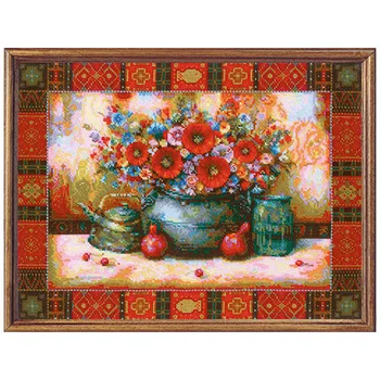 

1771 set for embroidery Riolis 'натюрморт based on the picture N, Japaridze '40*30 cm