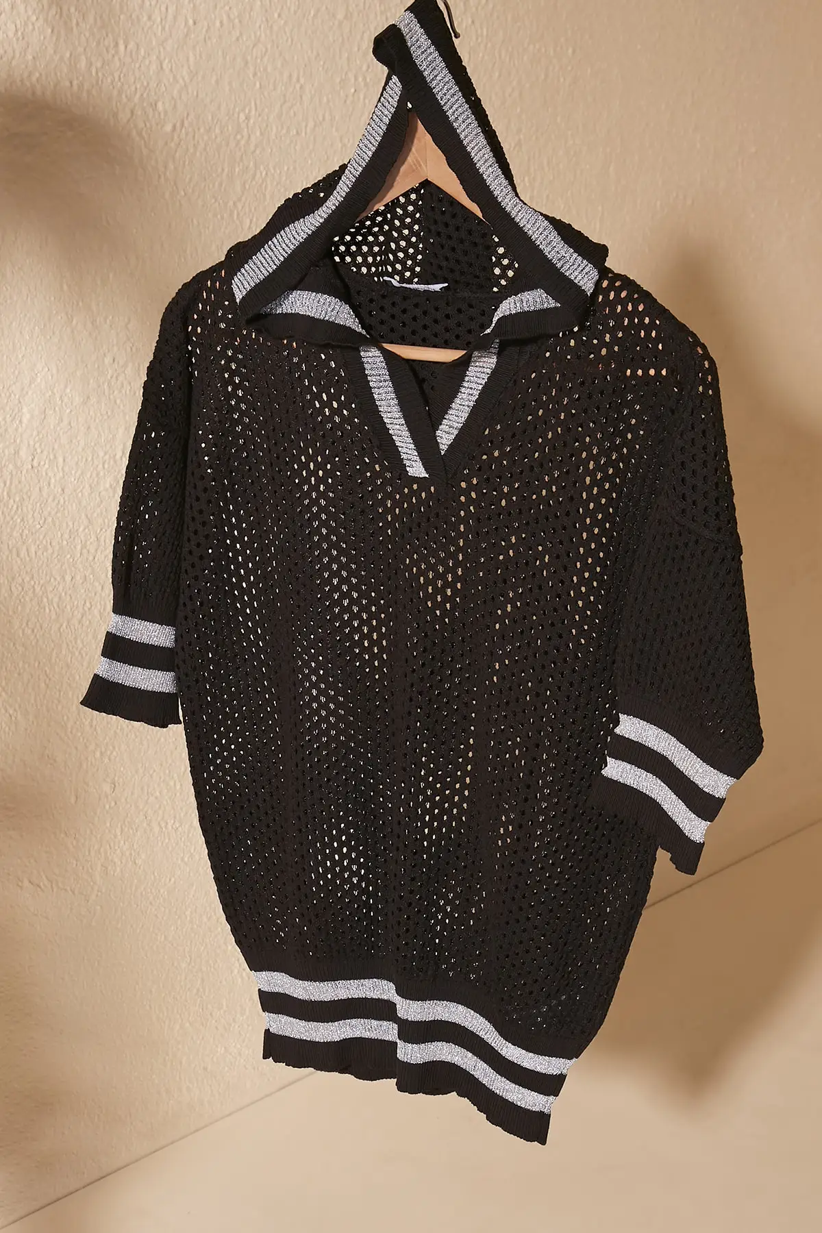 Серебристый трикотажный свитер TWOSS20KZ0043 |