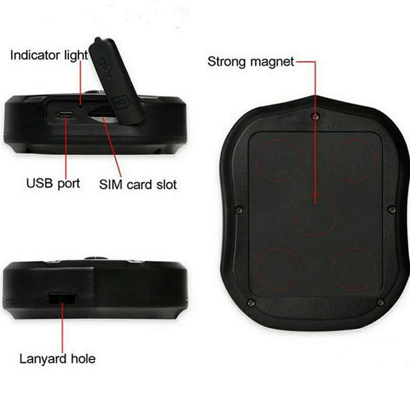 Without Box TK905 Car Vehicle GPS GSM Magnet Hidden Spy Tracker waterproof Real Time Device 100g2280 smart tracker magnetic tracker