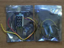 Panel-Meter-Gauge Voltmeter Display-Module Digital Motorcycle Mini DC0-100V Blue DIY