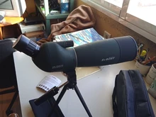 SVBONY 25-75x70mm Telescopio Terrestre SV28 telescopio Zoom continuo BK7 prisma MC lente impermeable de caza Monocular catalejo + trípode F9308B para caza, tiro, tiro con arco, observación de aves