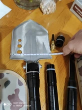 Pala y azadón militar plegable multifunción, 67cm, herramientas de jardín al aire libre, equipo de Camping, herramienta de excavación de Seguridad de Defensa