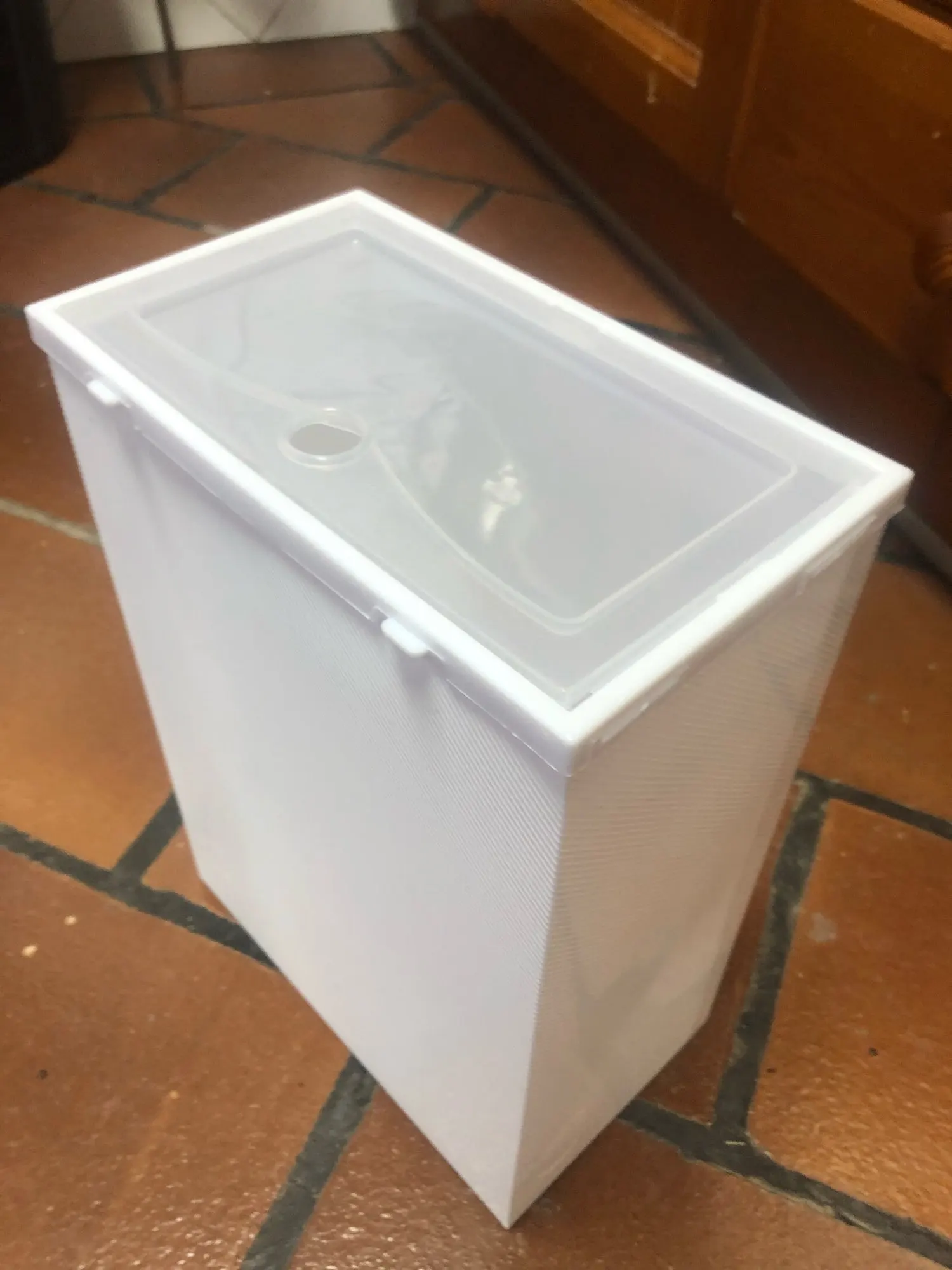 Białe klapki buty Box zagęszczony przezroczysty walizka z szufladami plastikowe pudełka na buty pudełko z szufladami Organizer n