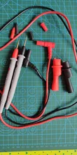 Digital-Multimeter Probe Alligator-Clip Test-Leads Soft-Silicone-Wire Universal 