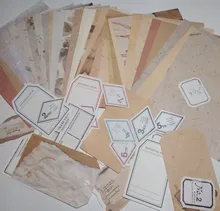 30 unids/bolsa 4 diseños de estilo Vintage de la temperatura de la punta de la serie creativo cuenta mano DIY Material envasador tarjetas