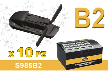 

Kit 10 attacks B2 for wiper Carall S985 Flat and T191 hybrid