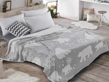 

Atoff home Plaid Cleo collection "fluffy" (velsoft 460gr/m2)
