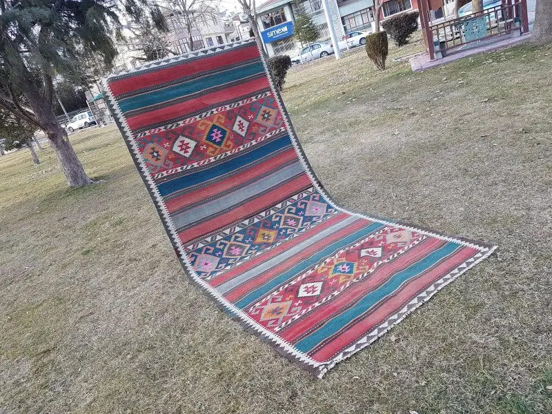 Винтаж до сих пор широкий Европейского ковер с этническим Стиль