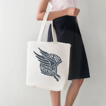

Angemiel Bag Live Fast Drive Faster Helmet Large Tote Shopping Beach Bag
