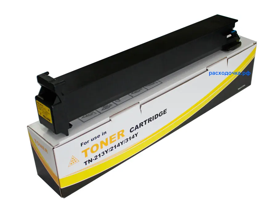 Картридж TN-213Y для Konica Minolta Bizhub C203 C353 C253 C200 (тонер Tomoegawa) желтый | Компьютеры и офис
