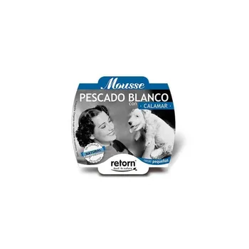 

Wet Dog Food return MOUSSE white fish with squid 100 gr.