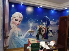 Self-Adhesive Wallpaper Mural Children-Room Tv-Background-Wall Papel-De-Parede Custom